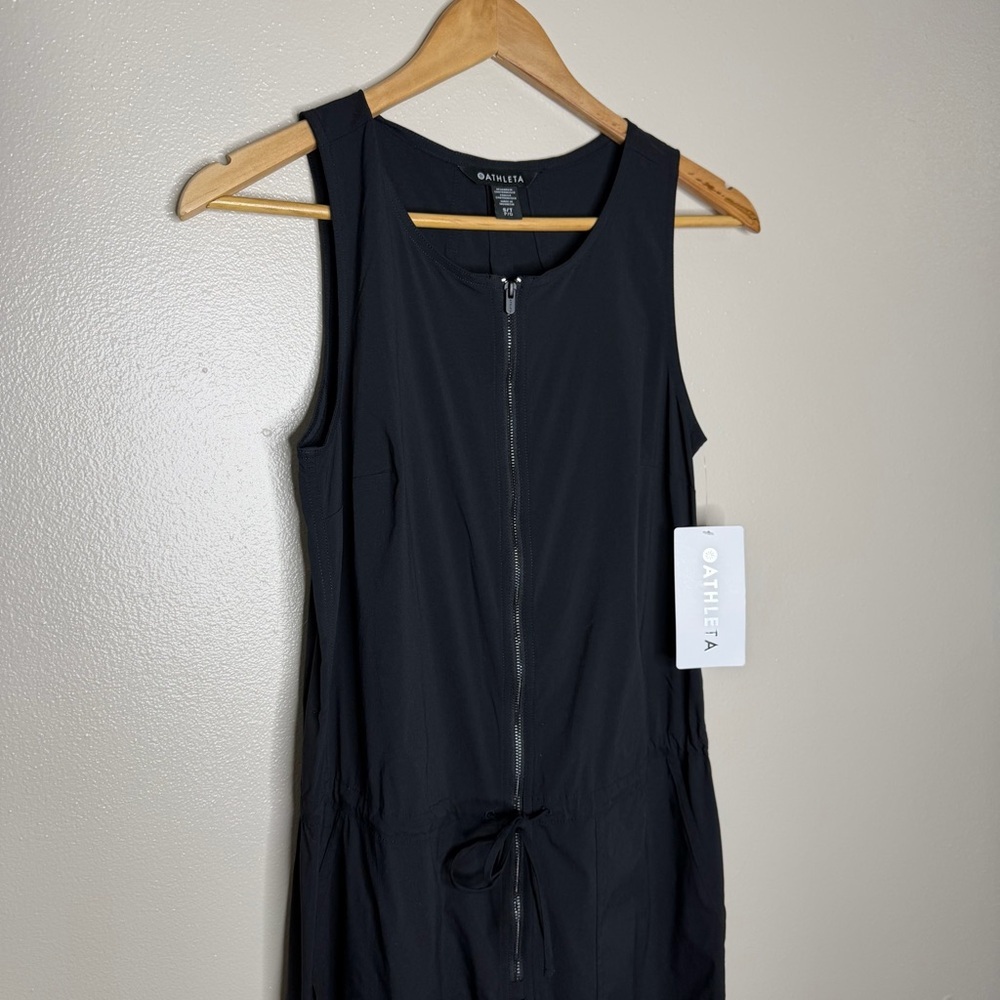 NEW | Athleta Flex Jumpsuit,โ NWT, Small Tall, Black - Picture 6 of 11